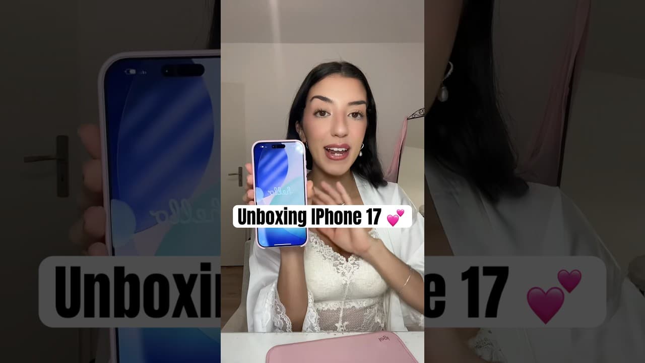 Unboxing IPhone 17 ✨🩷