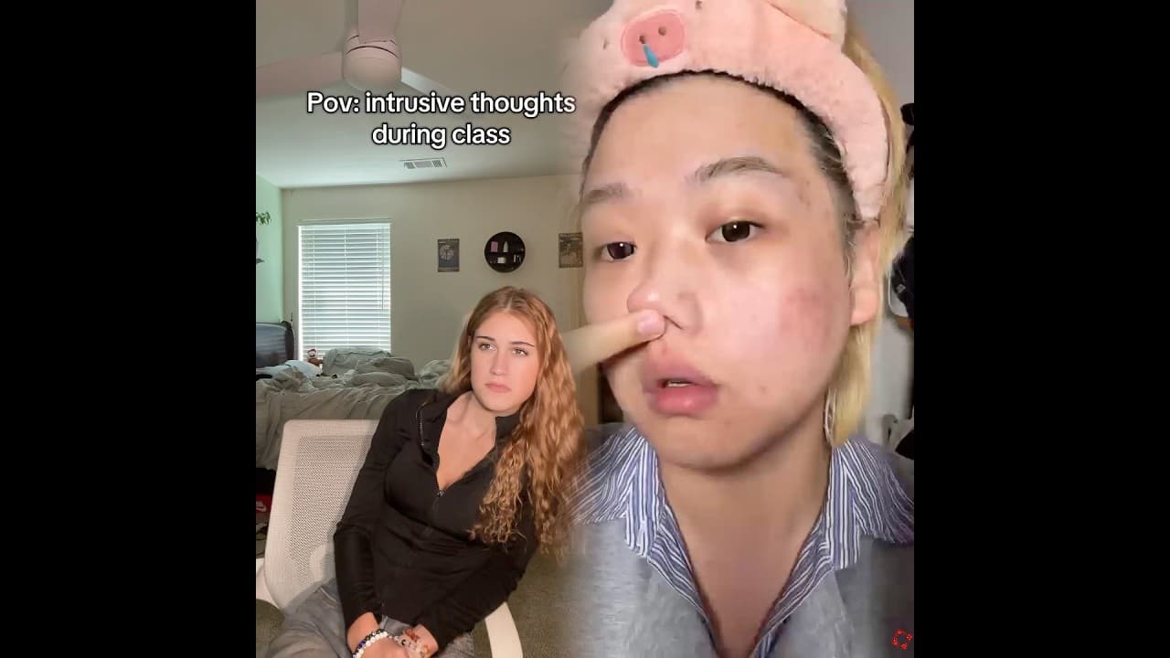 Pov: intrusive thoughtsduring class