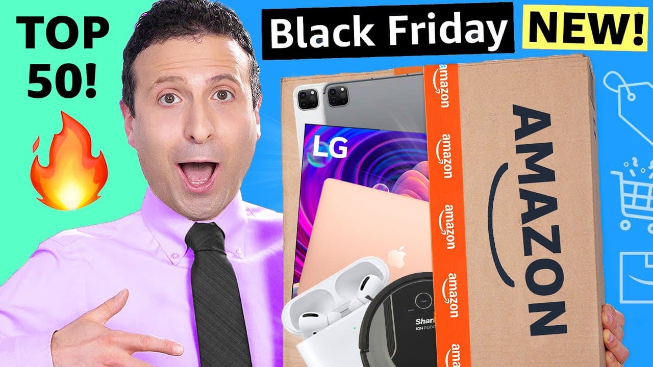 Top 50 NEW Amazon Black Friday 2025 Deals (Updated Hourly!! 🔥)