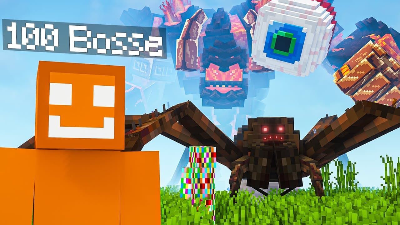 ÜBERLEBEN wir 100 BOSS MODS?!...