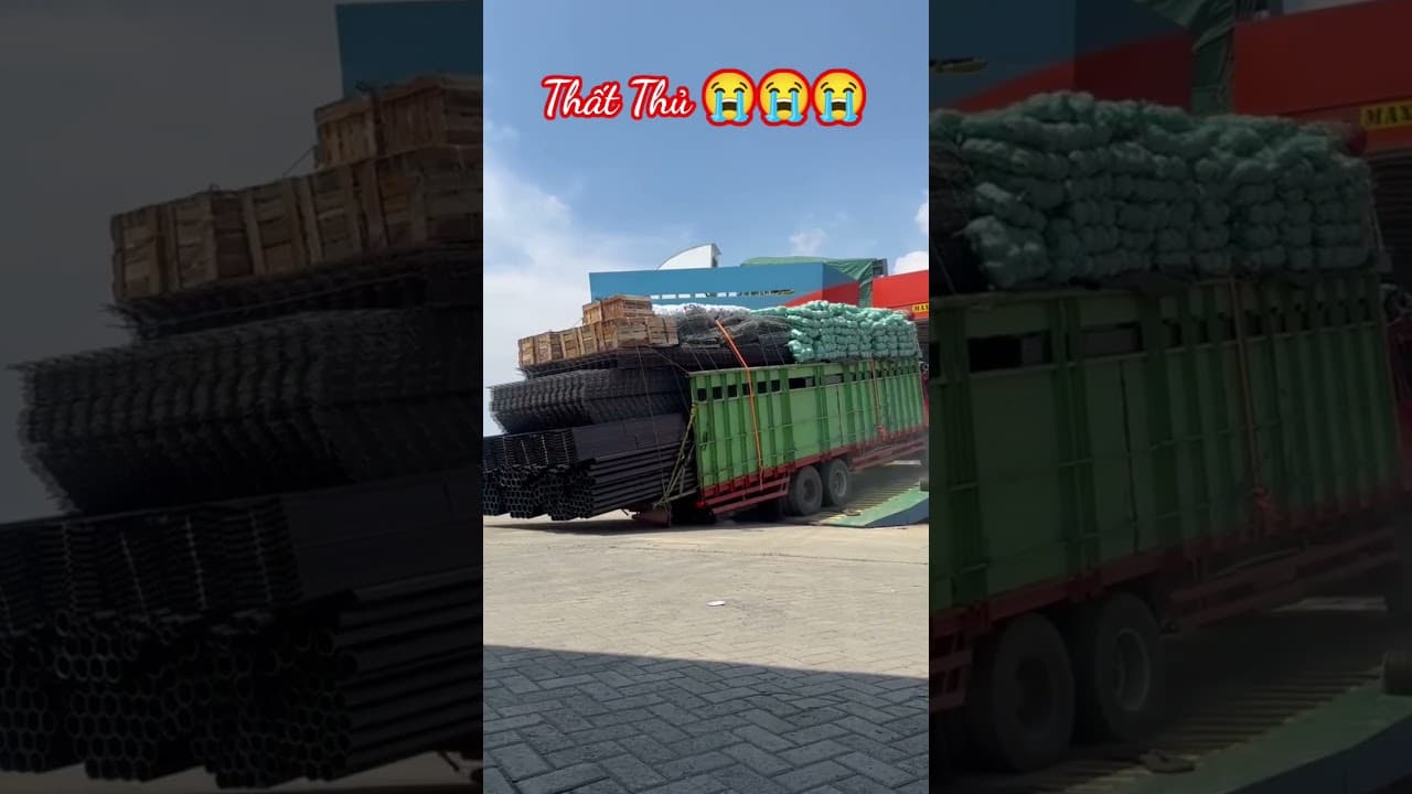 Tay Lái Nghiệp Dư | P.258 Xe Quá Tải Lên Phà Gặp Tình Huống Khó Đỡ #shorts