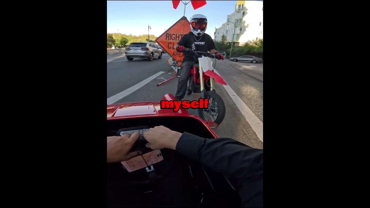 HE CRASHED HIS MINI PORSCHE 911... 🫢🚗 #shorts #car #viral #trending #porsche #miniporsche