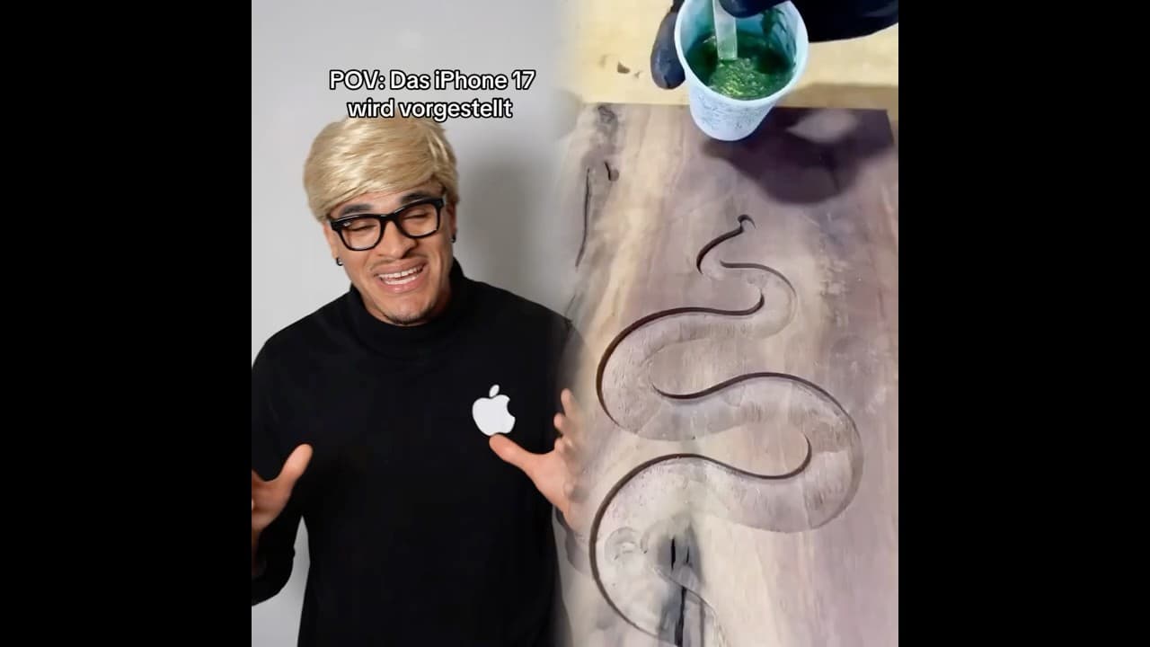 Ist iPhone jetzt besser als Android?!😳😂⬇️#marvintsp #iphone17 #apple