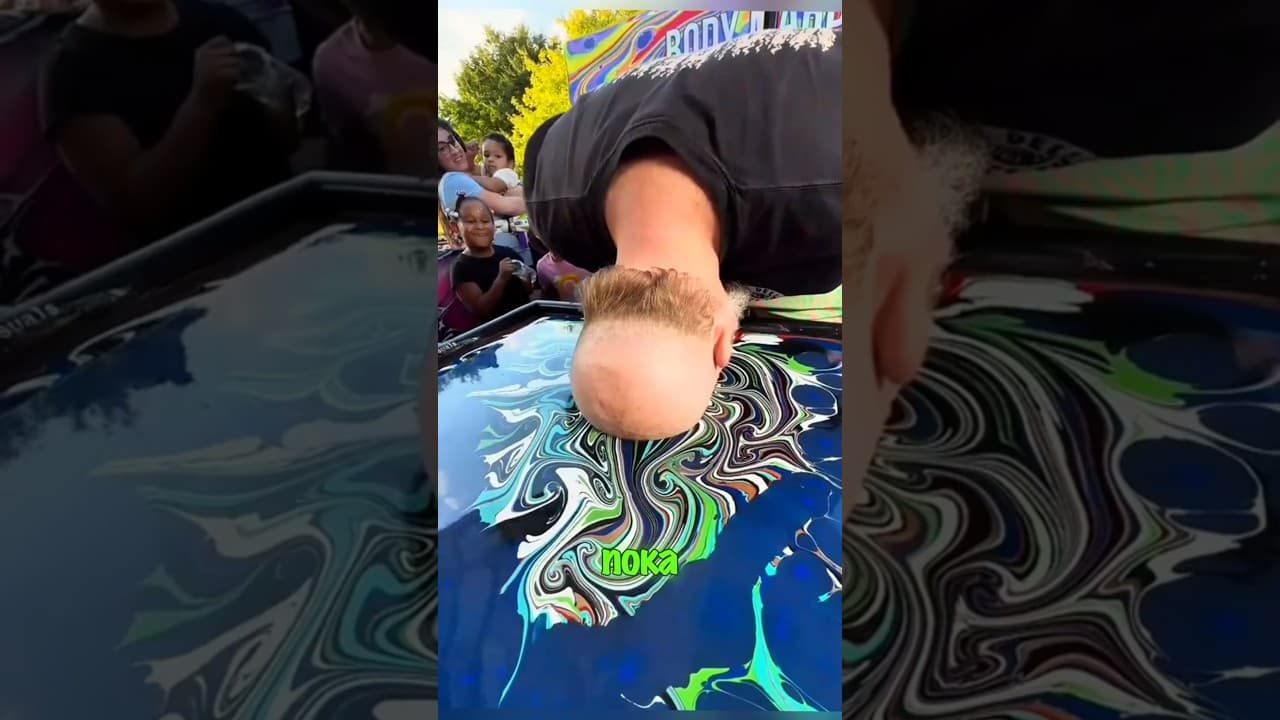 Делают аквапринт на лысину 🤣🤣