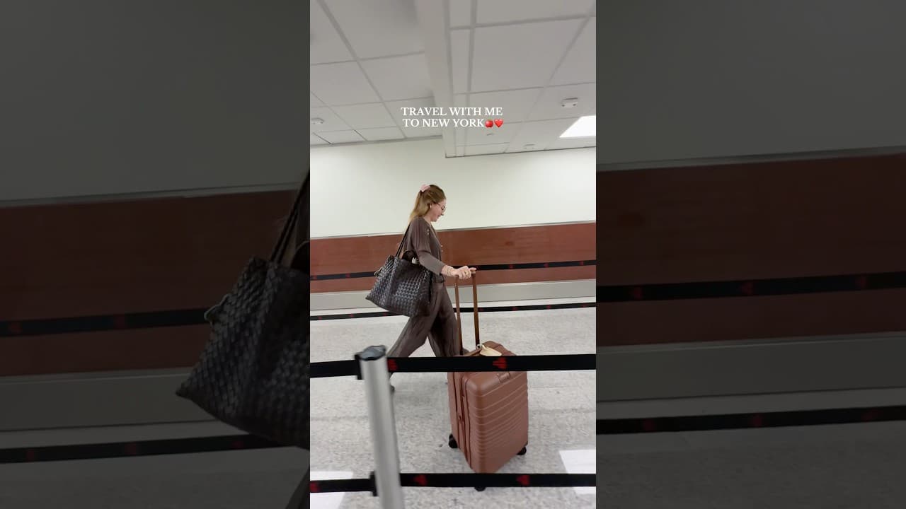 TRAVEL WITH ME TO NEW YORK!❤️#travel#airport#diml#vlog#aesthetic#viral#nyc#airplane#newyork#sweet