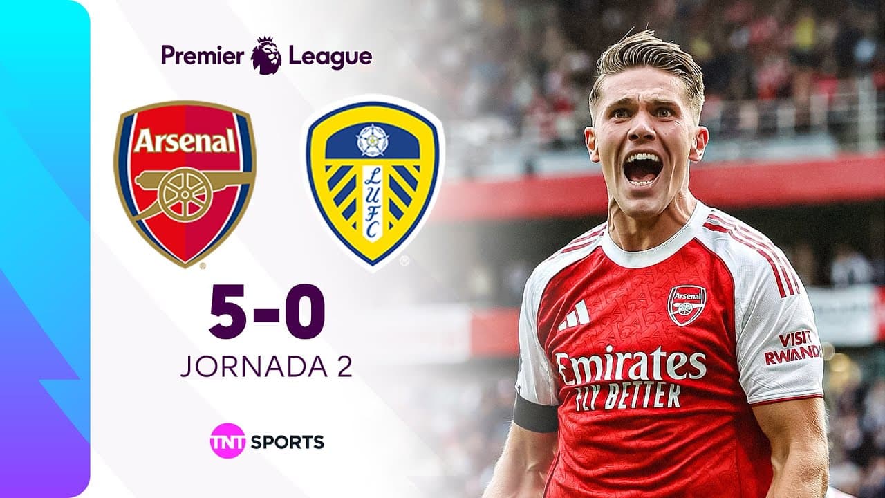 RESUMEN: ARSENAL 5-0 LEEDS UNITED | JORNADA 2 I PREMIER LEAGUE