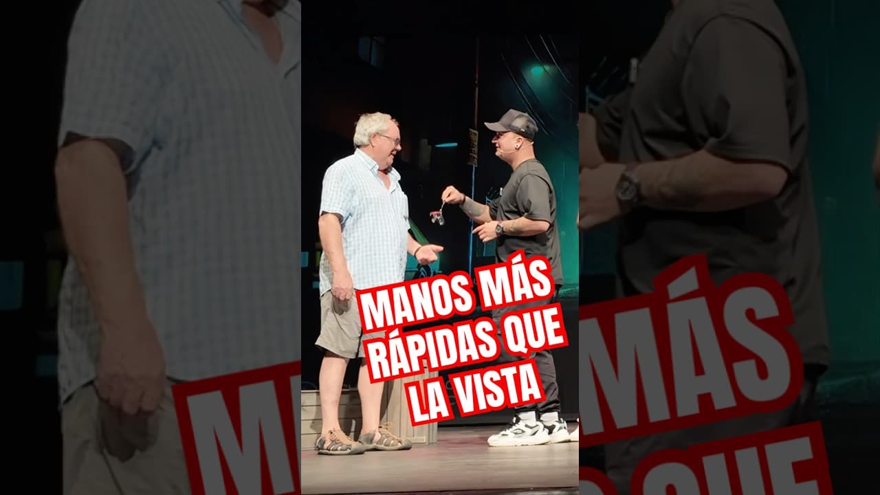 Cuando las manos son más rápidas que la vista #pickpocket #carterista #shorts #mago