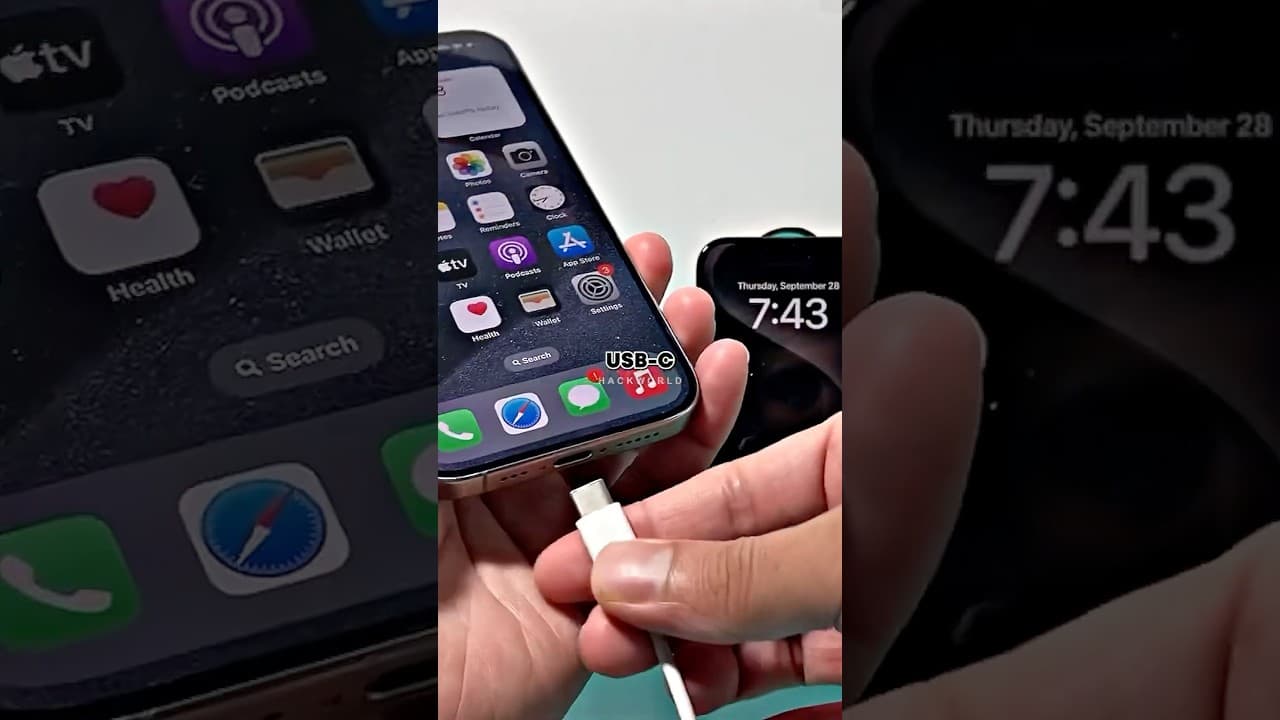 MKBHD On iPhones Charging Each Other 📱