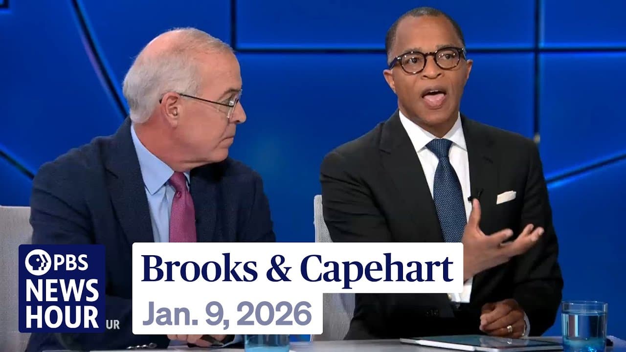 Brooks and Capehart on the response to the Minnesota ICE shooting