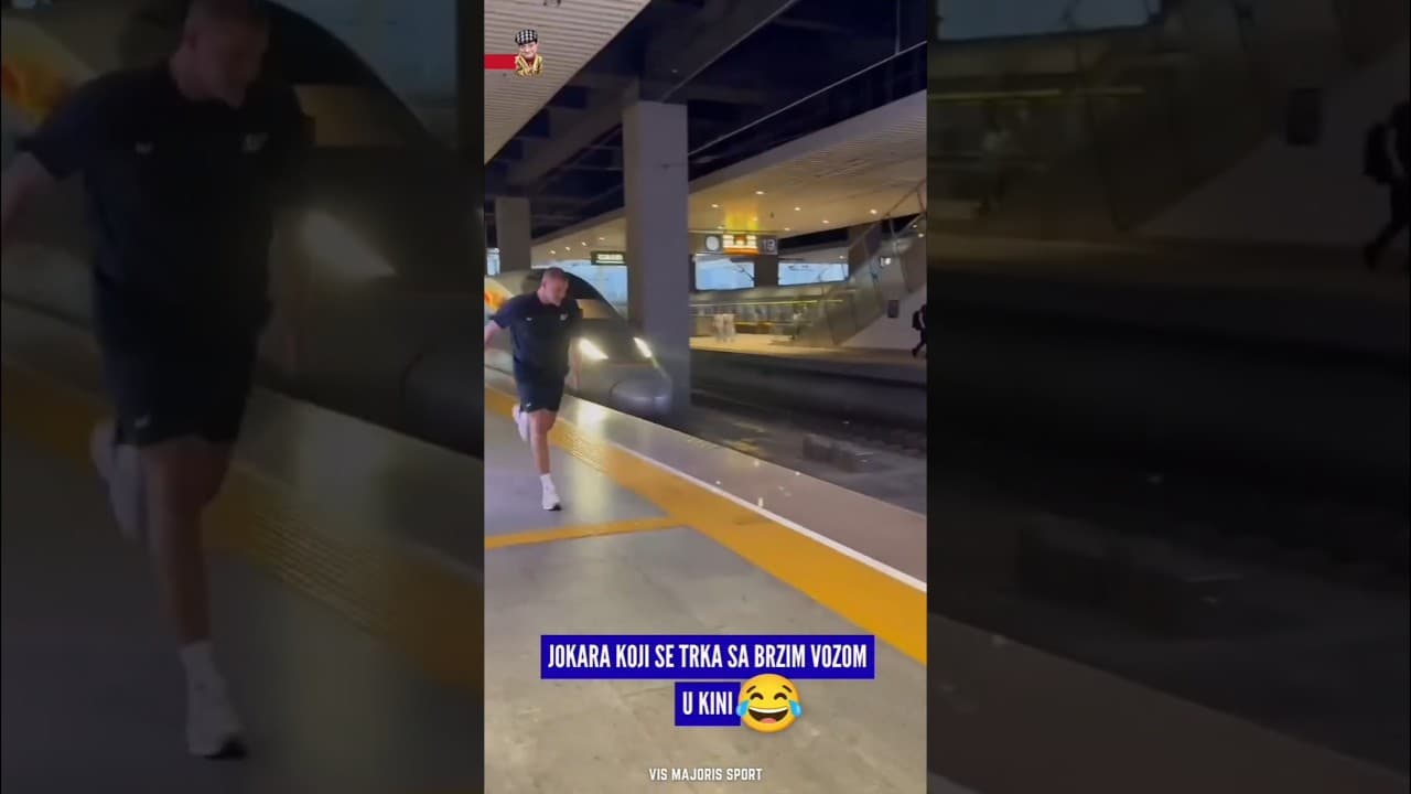 🔥🔥Nikola Jokić 1 ON 1 with Fast Train in China 😎😎😆🔥