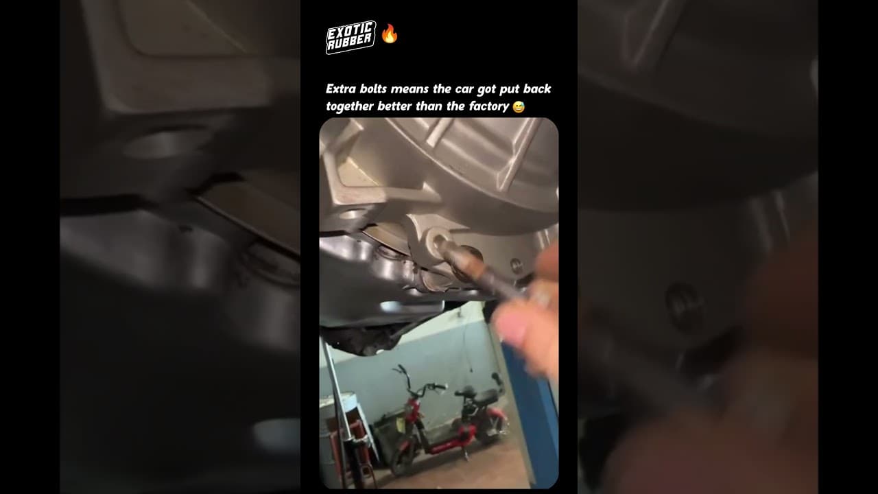 The cars fixed, but mystery bolts are leftover