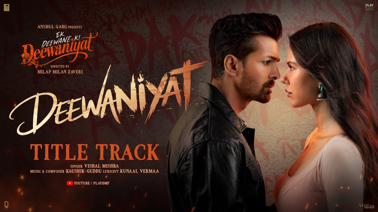 DEEWANIYAT Title Track - Ek Deewane Ki Deewaniyat | Harshvardhan Sonam | Vishal ,KaushikGuddu,Kunaal