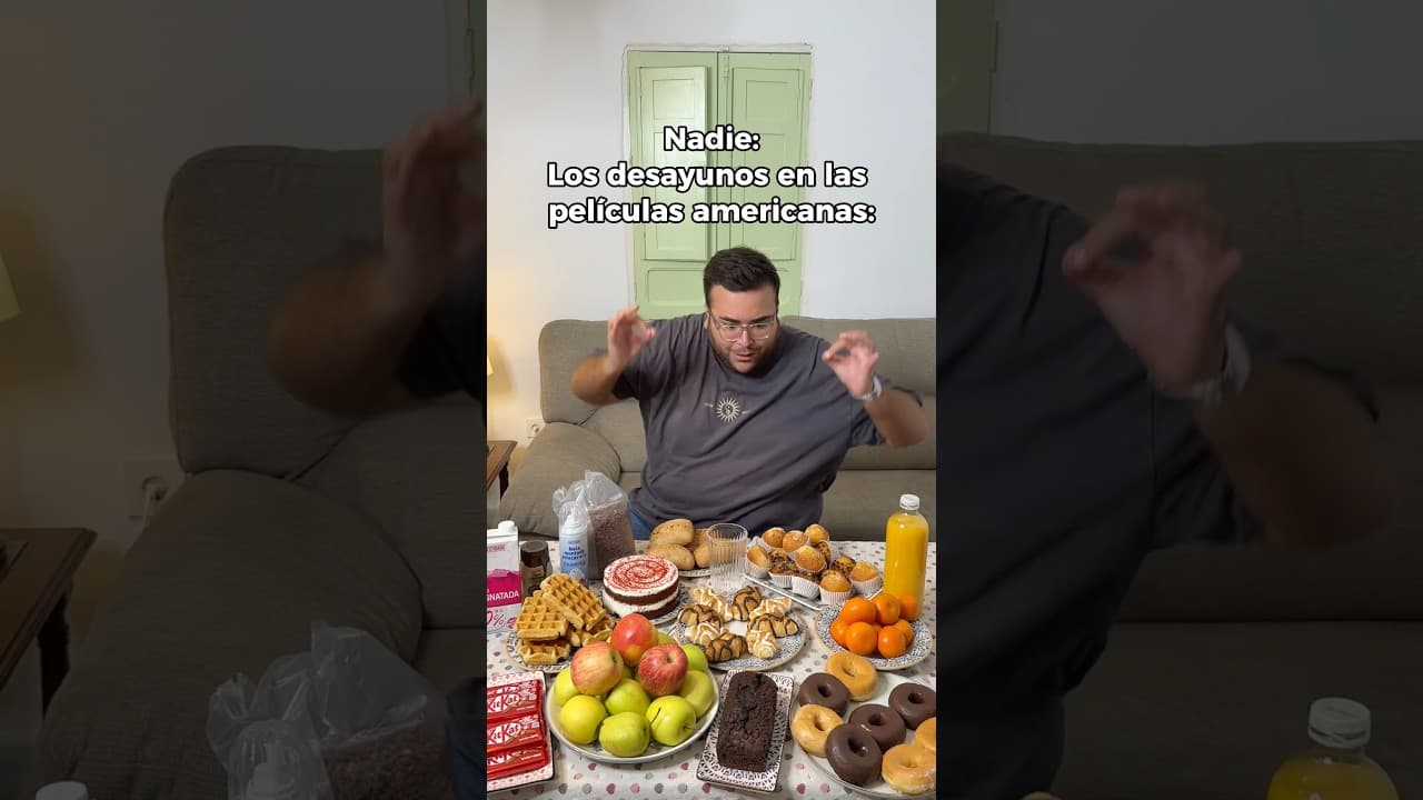 LOS DESAYUNOS EN LAS PELÍCULAS AMERICANAS😂
