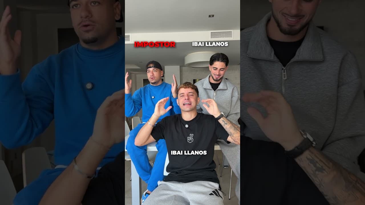 Adivina el Impostor: “IBAI LLANOS” 😳 #shorts #humor