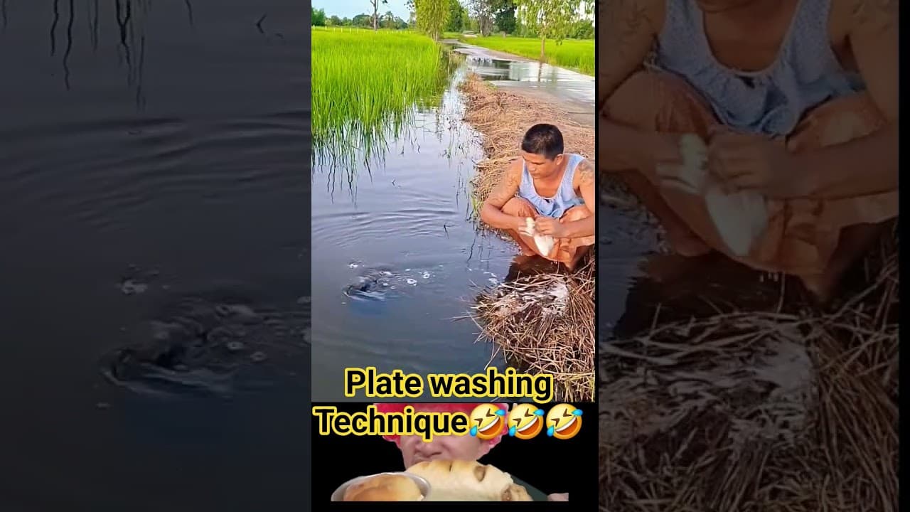 Plate washing technique😂 #funny #trending #shorts