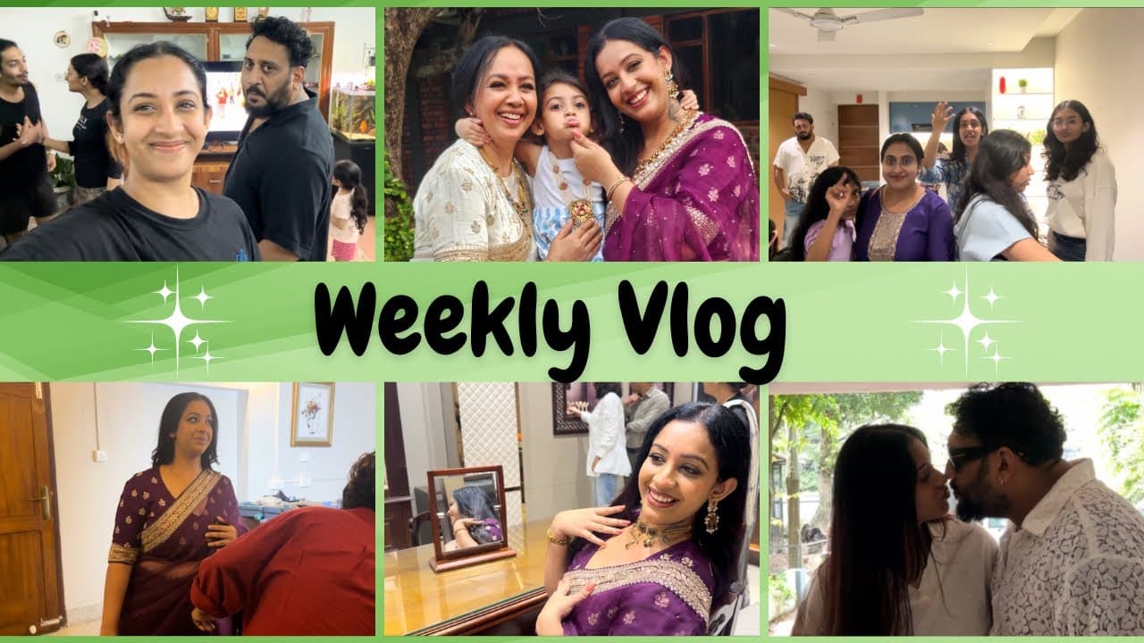 Weekly Vlog | Mom Vlogger | Sowbhagya Venkitesh