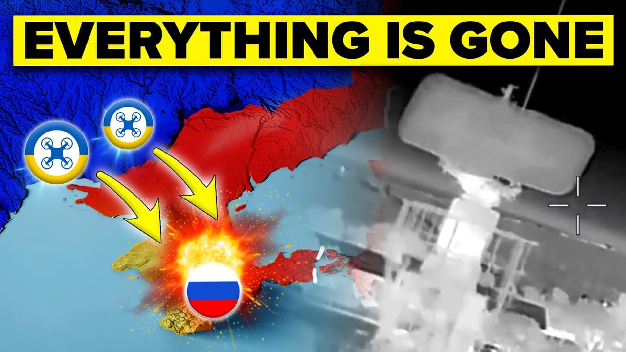 Ukraine RAINS HELL on Crimea... Russia LOSES Everything