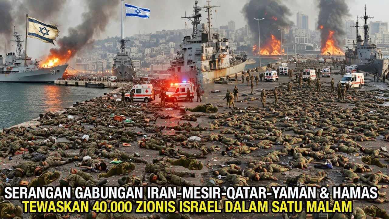 HEBOH‼️IRAN-MESIR-QATAR-YAMAN & HAMAS BERSATU SERANG ISRAEL,40.000 ZIONIS ISRAEL TEWAS DALAM SEKEJAP