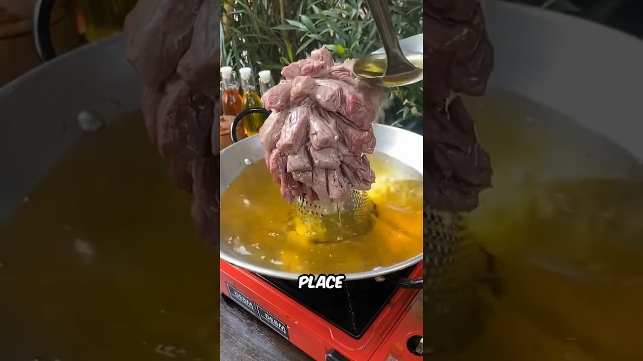 How Japanese People Fry their Meat 😲