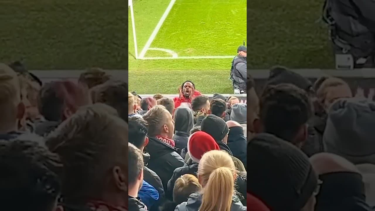 Starting a Christmas Chant in a Football Stadium