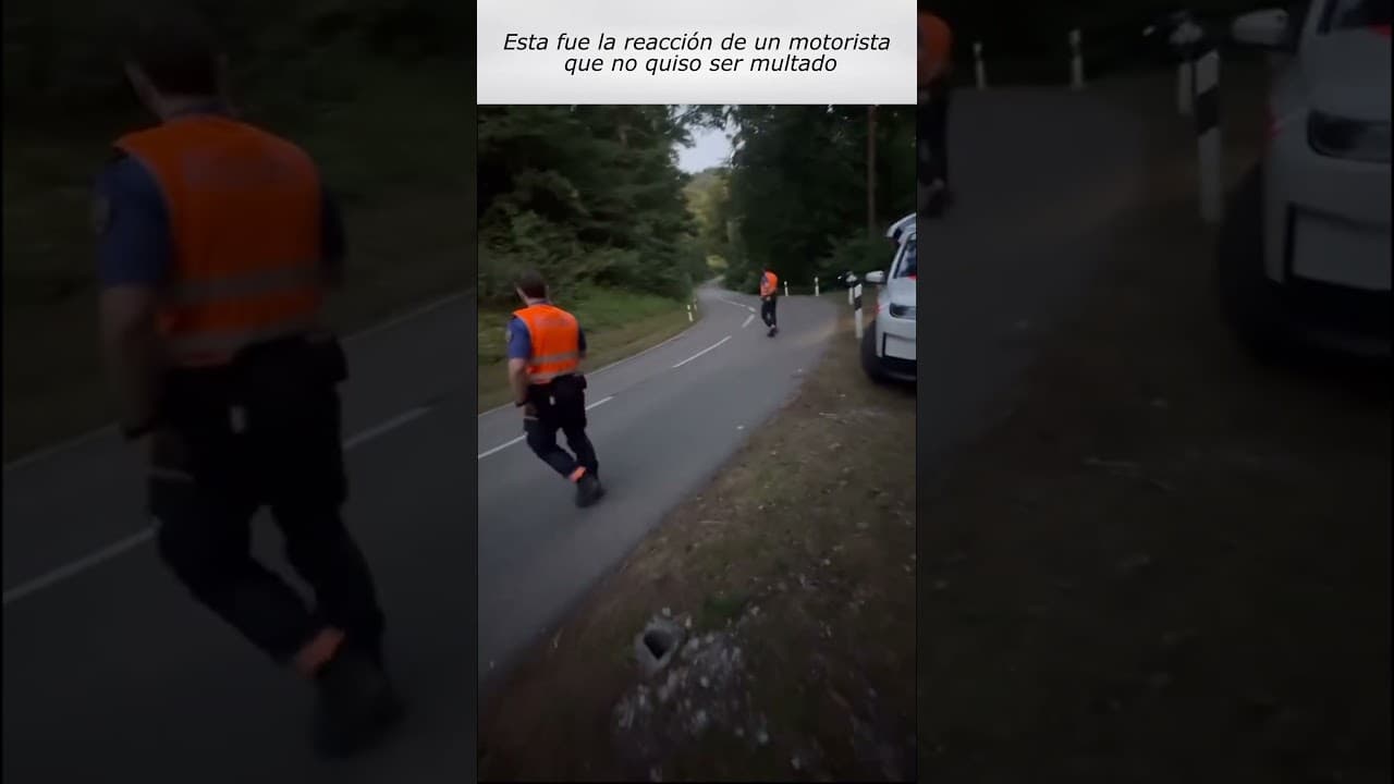 Y tu que hubieses hecho?  Escape a policía 49cc preparada