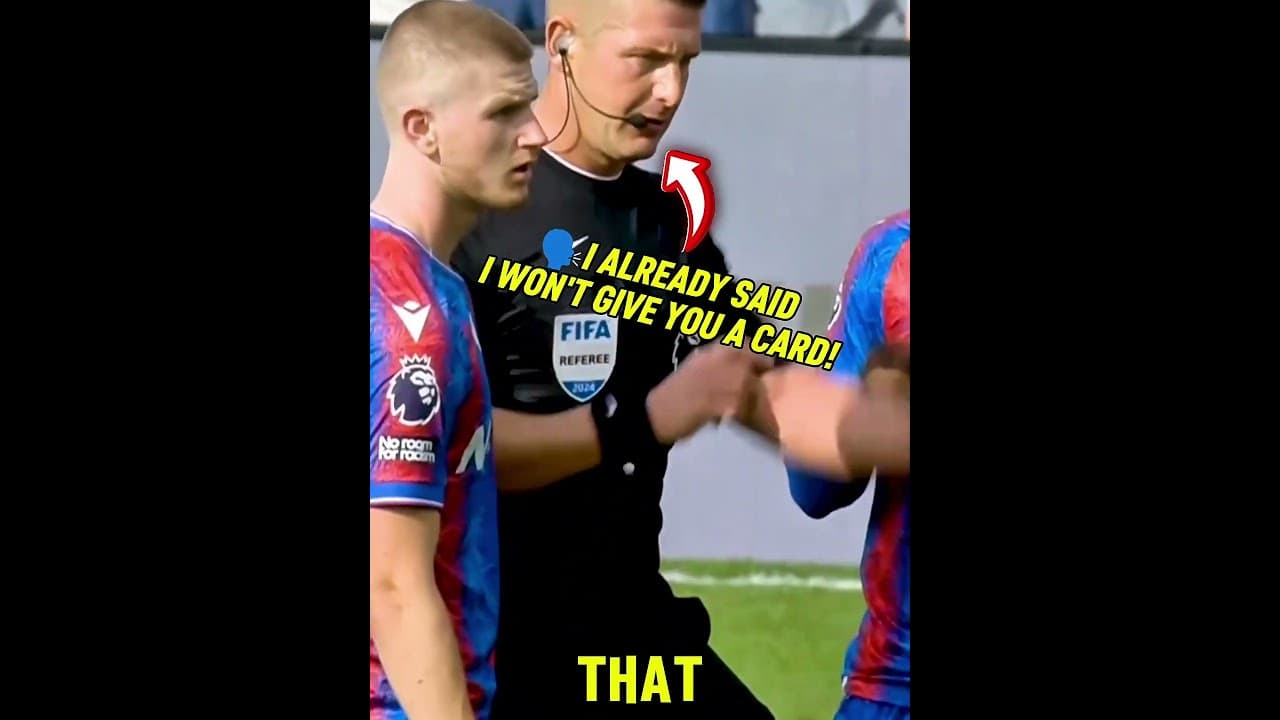 The Referee HURT the Player's play!