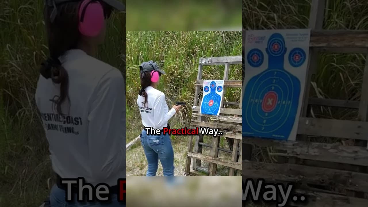 Close Target Training vs Real Practice