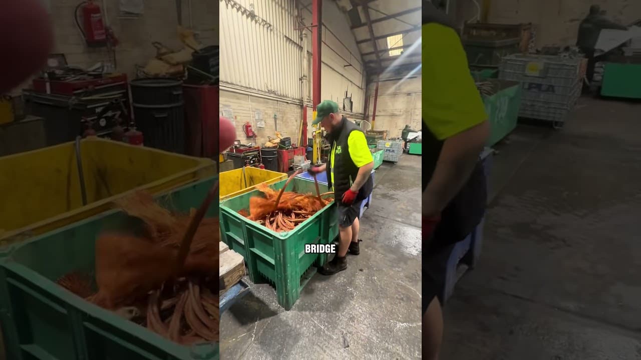 Thieves pull off start’s largest copper heist #news #shorts