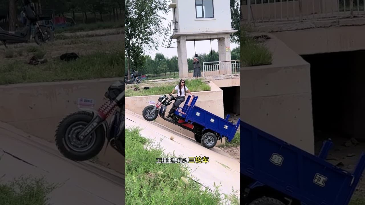 Heavy-duty tricycle Heavy-duty electric tricycle quality leverage, helping rural tricycle