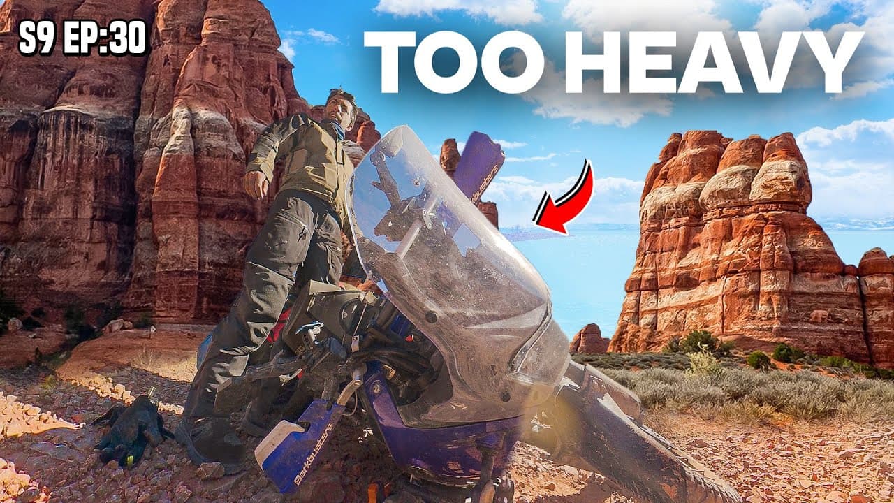 I Couldn’t Lift it 🇺🇸 S9 EP 30 | Canyonlands National Park | Pakistan to Americas Motorcycle