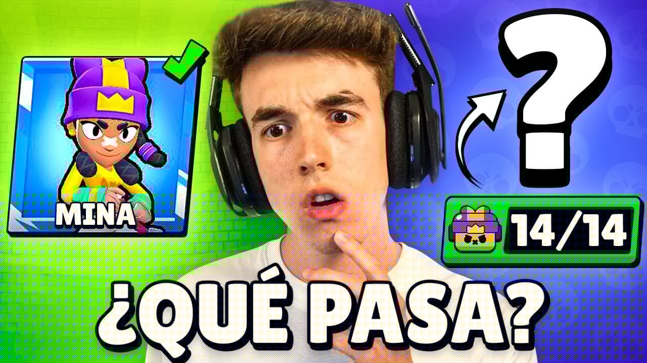 ¿QUE PASA SI TENGO A MINA Y CONSIGO 14 CAJAS en BRAWL STARS?