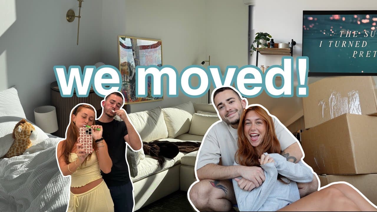 we moved! 🏠🥳 *moving vlog* ep 1
