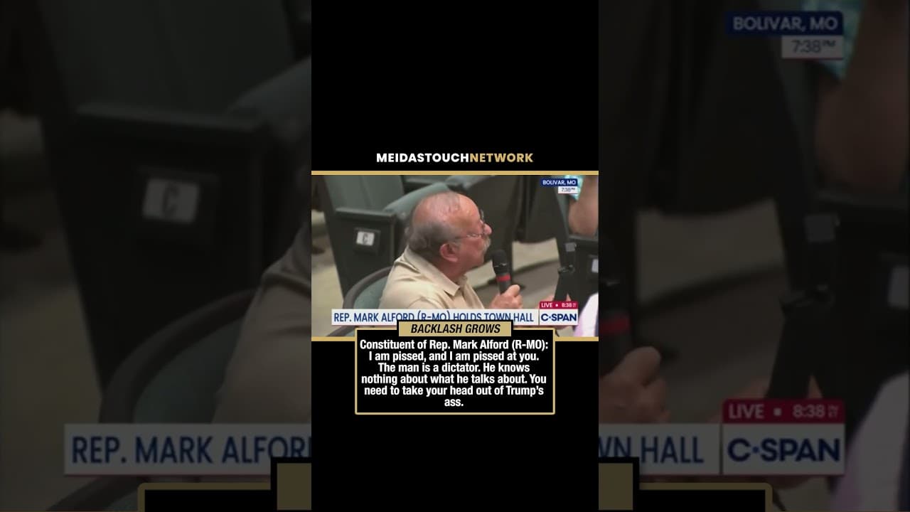 Missouri Voter BLASTS Republican Rep: TAKE YOUR HEAD OUT OF TRUMP'S A$$!!!