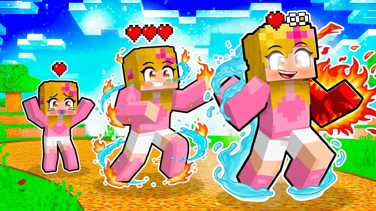 OD RODJENJA DO ELEMENTALA U MINECRAFTU!