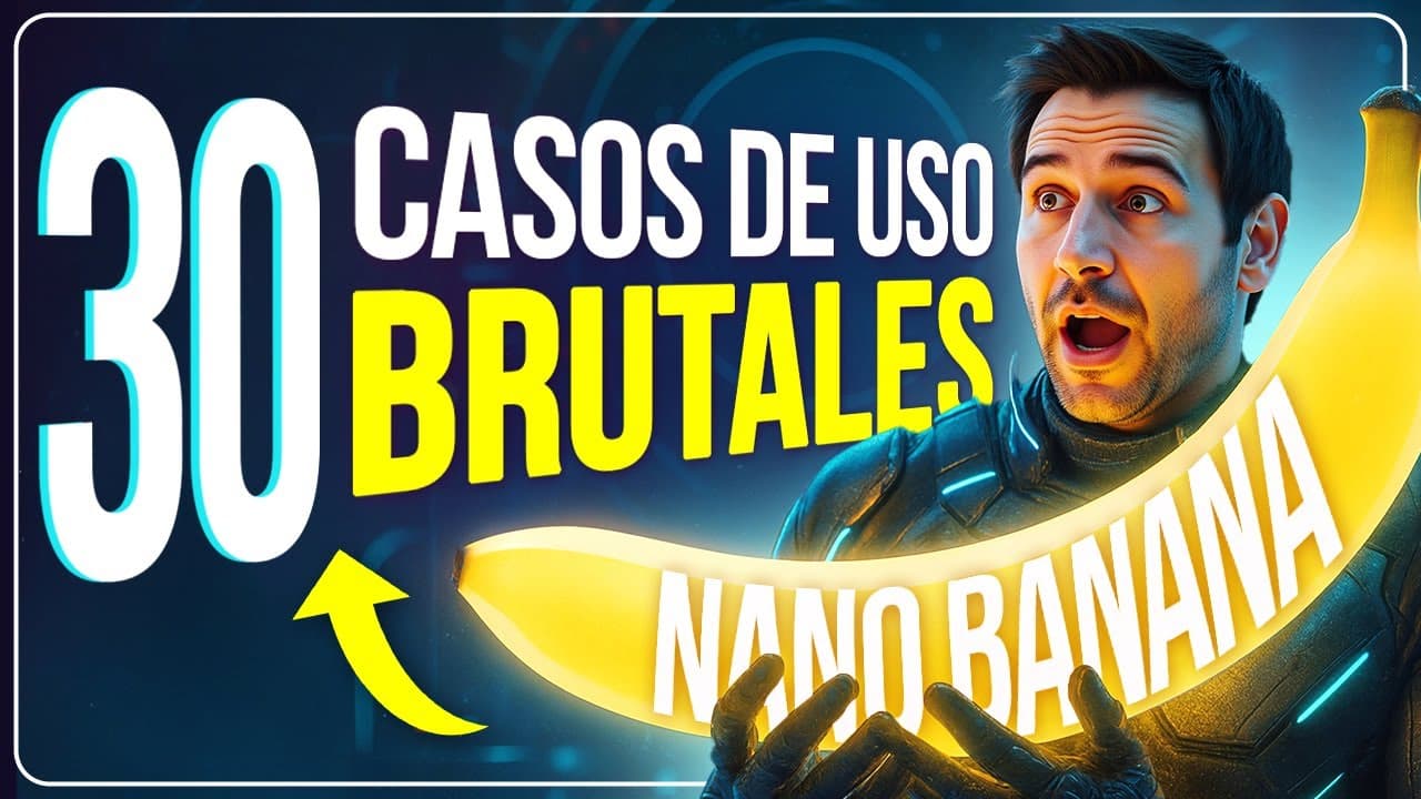 Crea y edita imágenes GRATIS con IA 🚀 Domina NANO-BANANA con 30 EJEMPLOS PRÁCTICOS