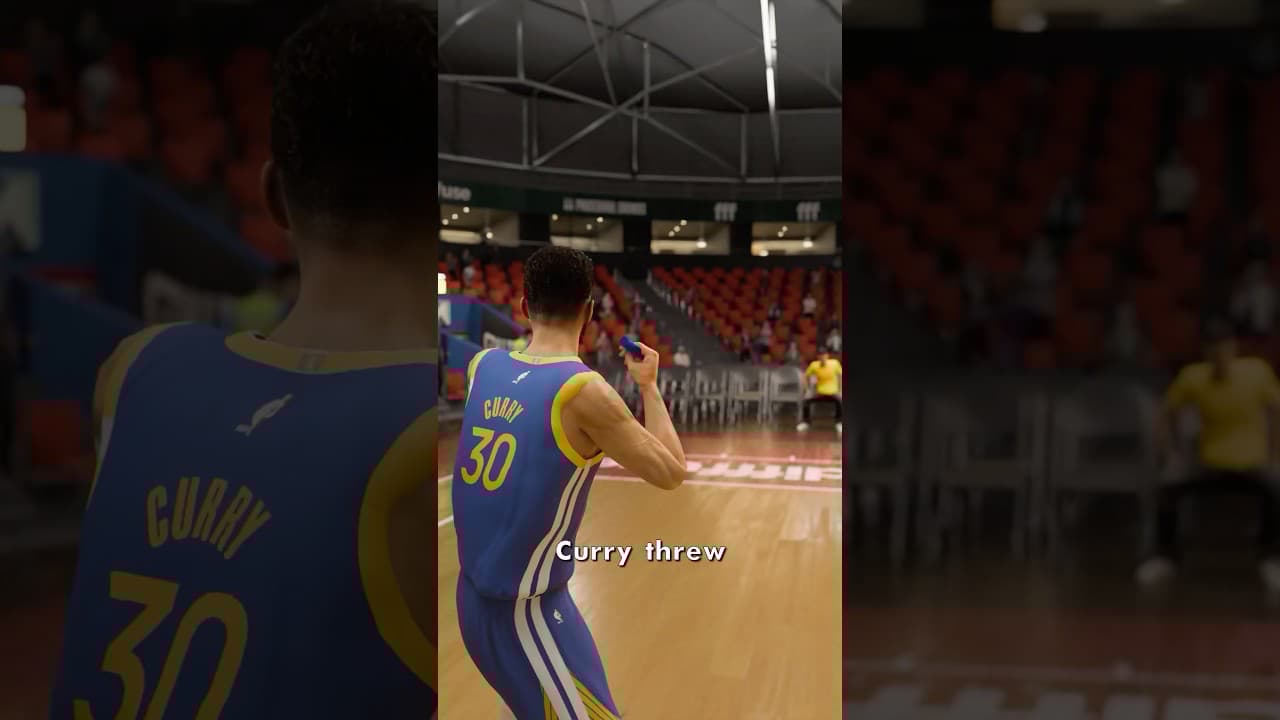 Curry Threw His Mouthpiece At A Fan 😳
