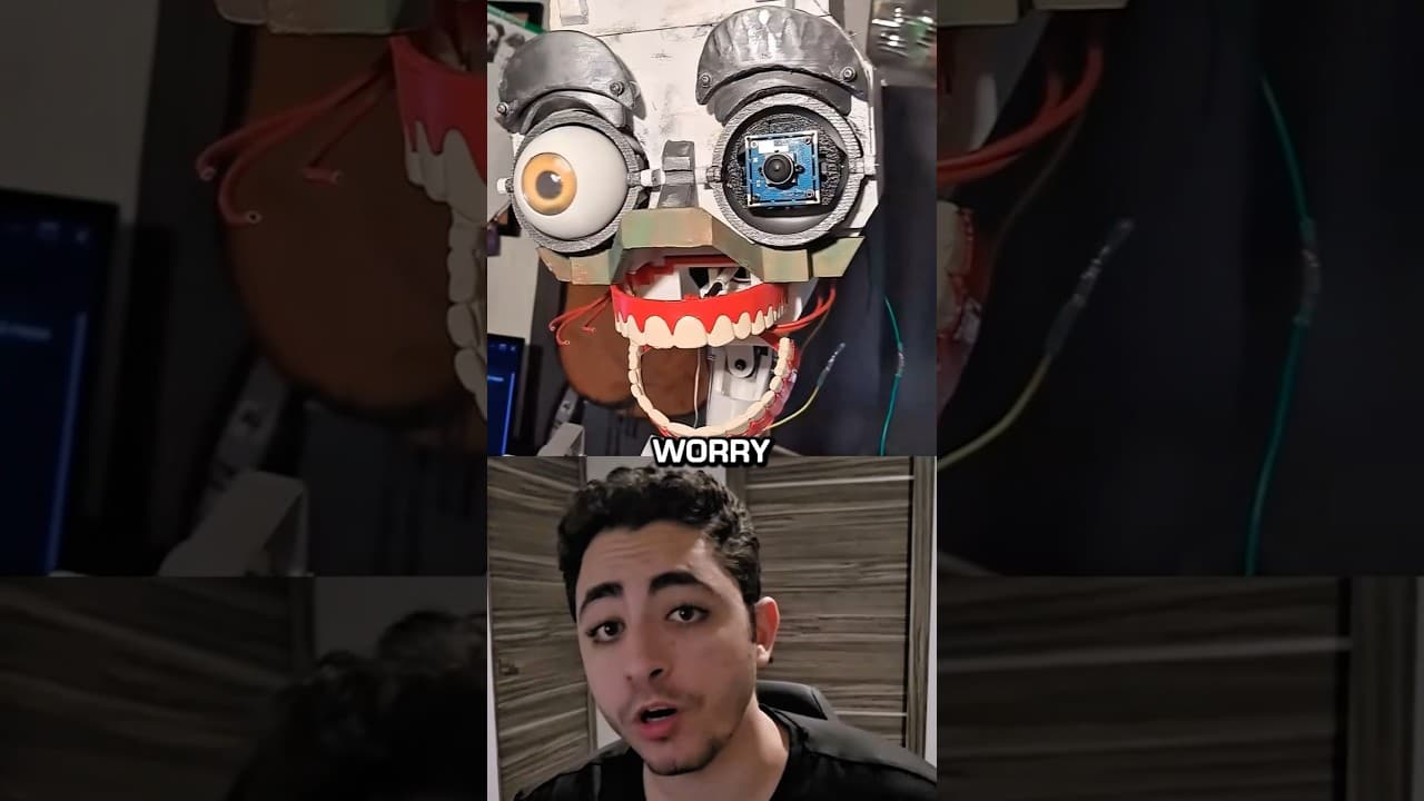 He’s Making A Real FNAF Animatronic 😭