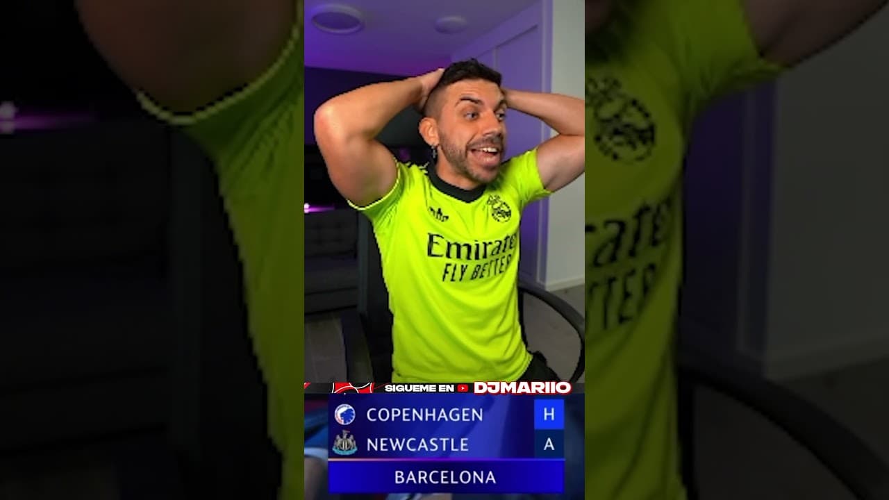 DJMARIIO REACCIONANDO AL SORTEO DEL FCBARCELONA EN CHAMPIONS LEAGUE 🔥 #djmariio #futbol