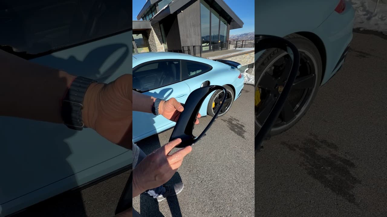 Porsche wanted $2,000... So I 3D printed it for $20 instead😳😳😳 #3dprinting #creality #porsche