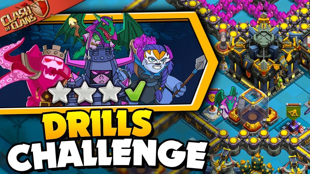 Easily 3 Star Drills and Spills Challenge (Clash of Clans)