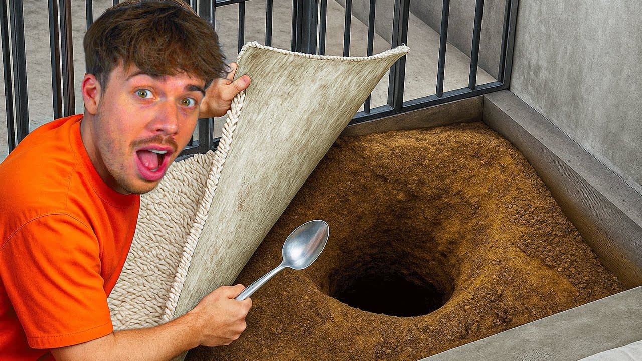 Ontsnappen uit de GEVANGENIS met een LEPEL..