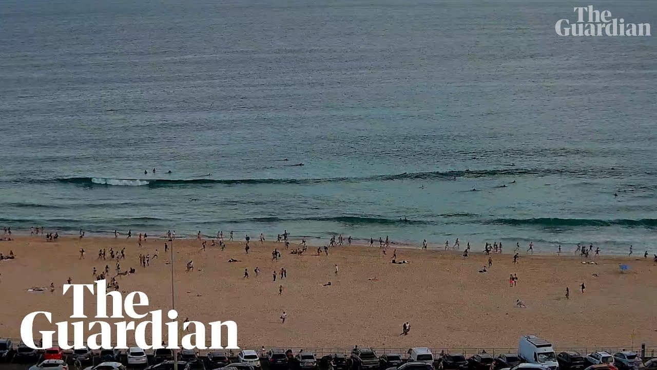 Bondi surf camera shows beachgoers fleeing shooting in Australia