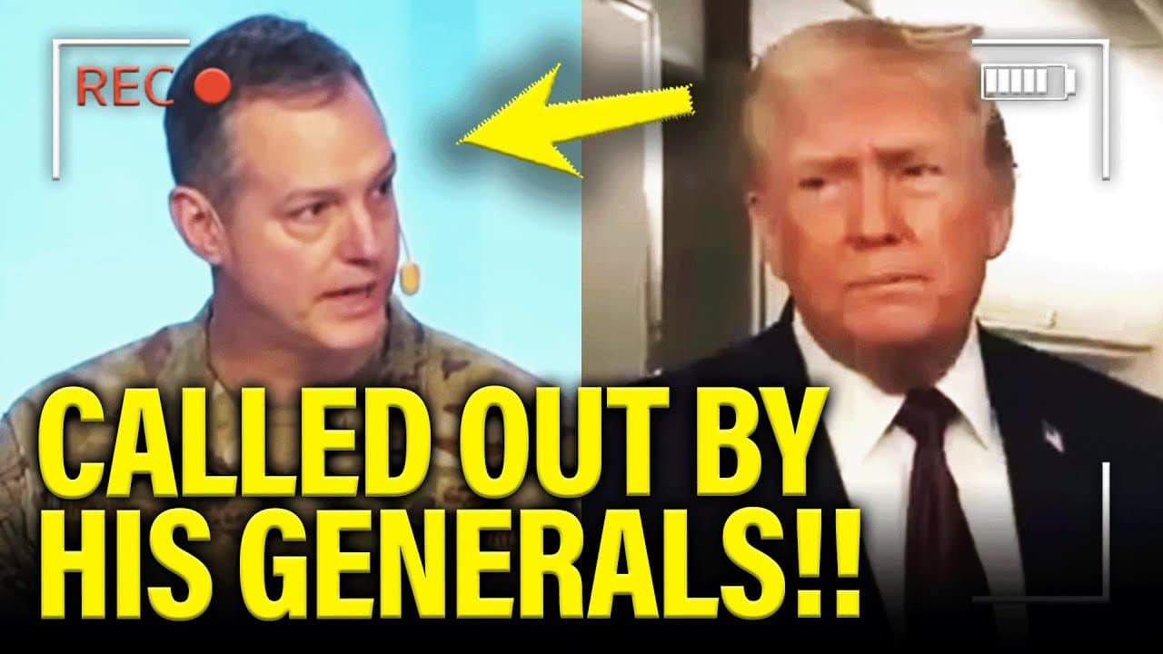 Trump gets PUBLIC WARNING from his OWN TOP GENERALS