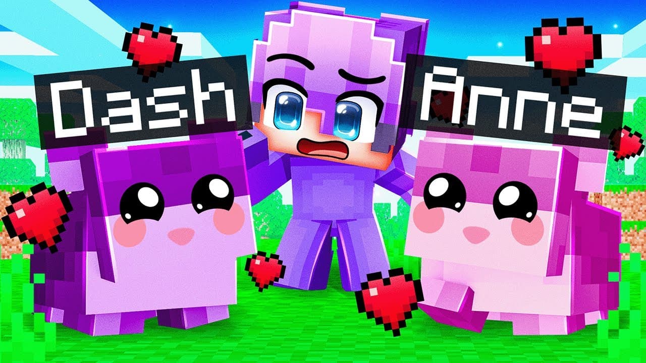 Dash and Anne Become Hamsters in Minecraft!