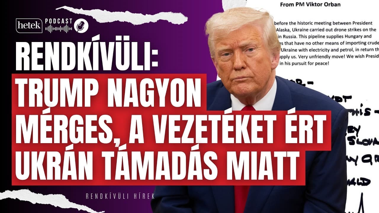 Rendkívüli: Trump reagált Orbán levelére, ez a válasz Zelenszkij nyomásgyakorlására?