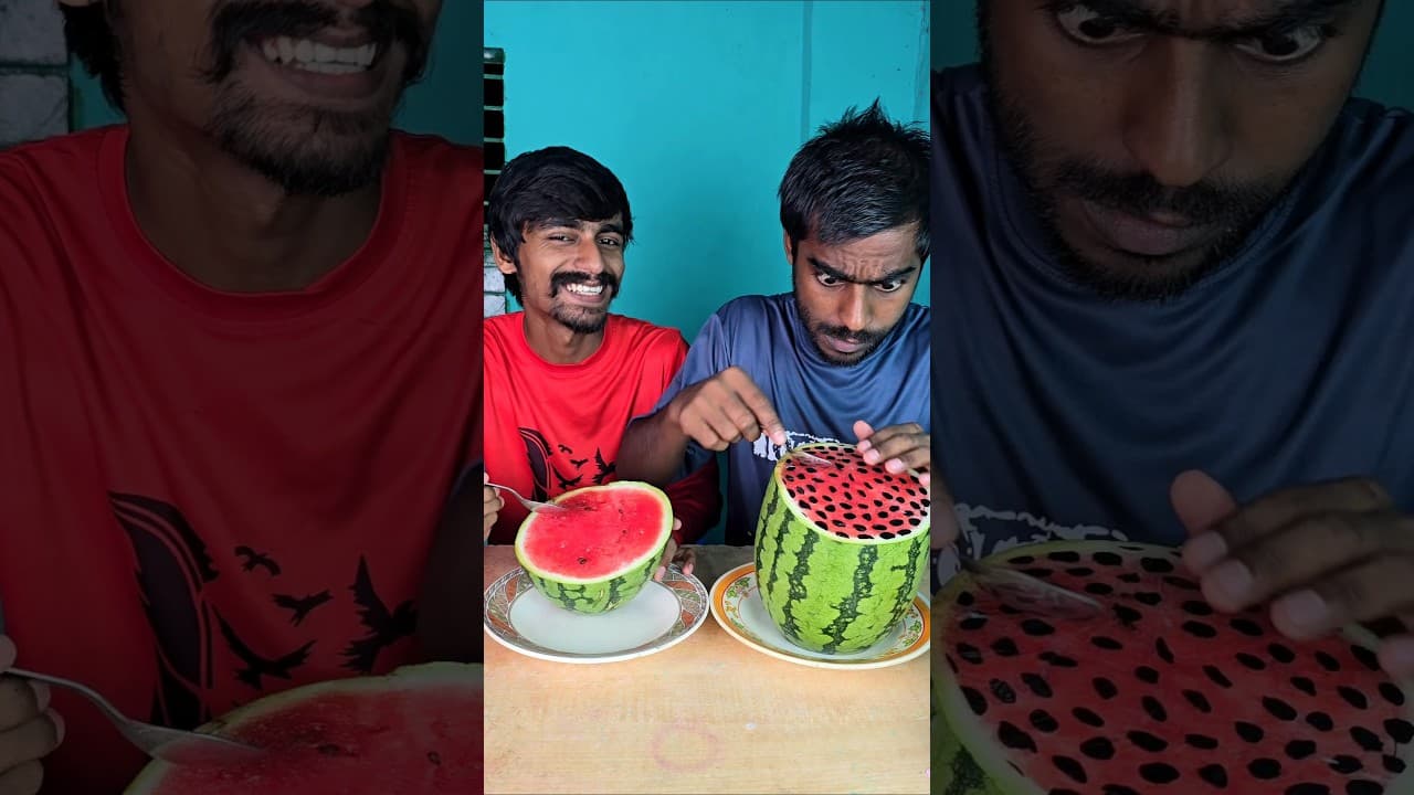 Little Brother’s Hilarious Watermelon Prank on Big Bro! 🍉😂😱
