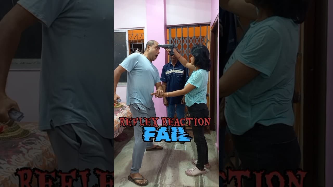 Reflex Reaction Fail😊😵‍💫 #comedy #aahatbhoot #shortsfeed #funny #shorts #prank #shortvideos #action