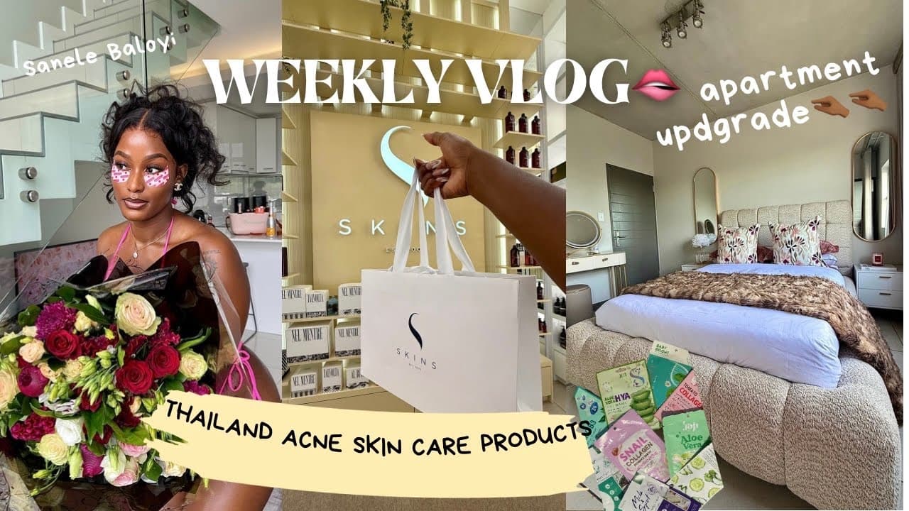 #weeklyvlog: WALK IN CLOSET | NEW CURTAINS | CURING ACNE BREAKOUT😭| NEW BEDDING | A LOT IS GOING ON💔
