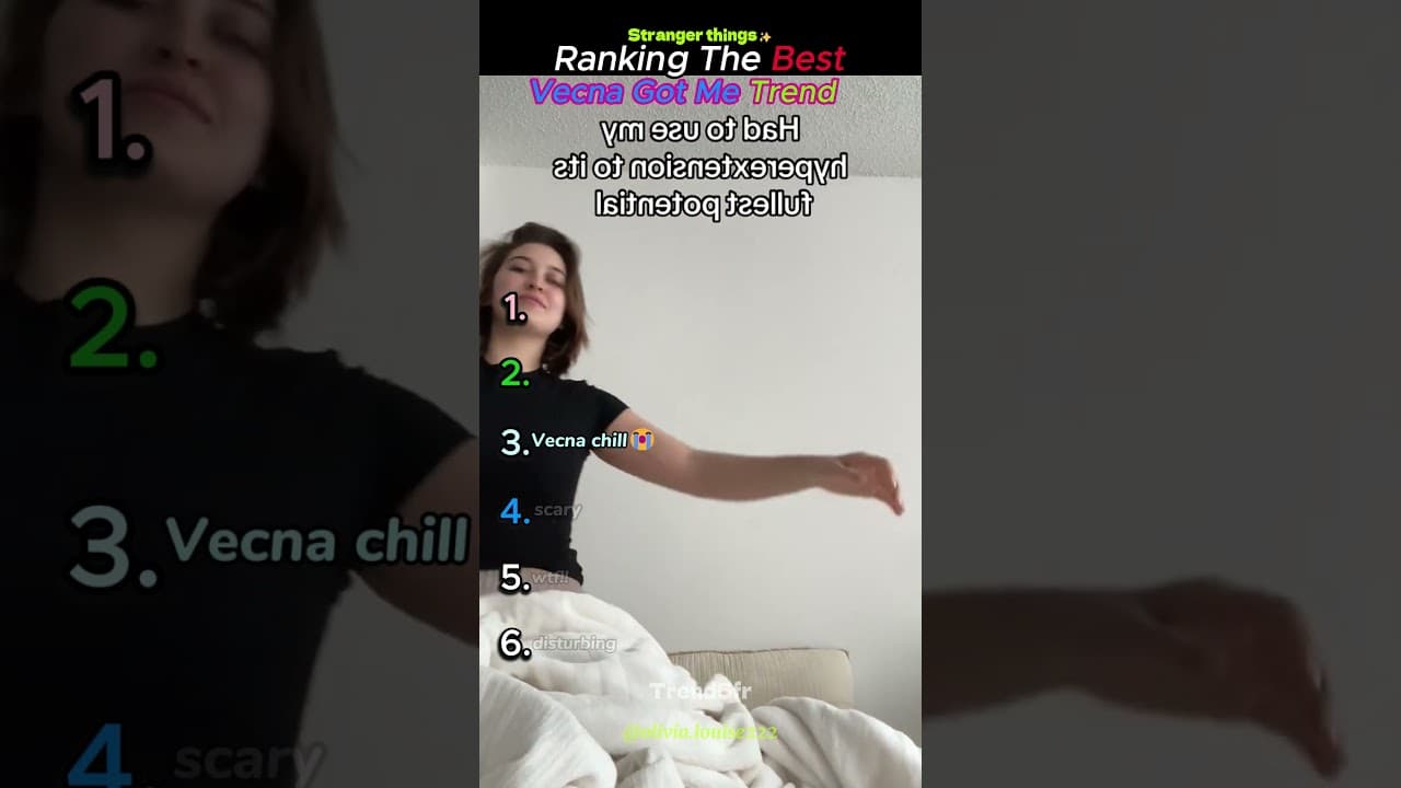 Ranking The BEST " Vecna Got Me Trend" 👹✨ #shorts #trend