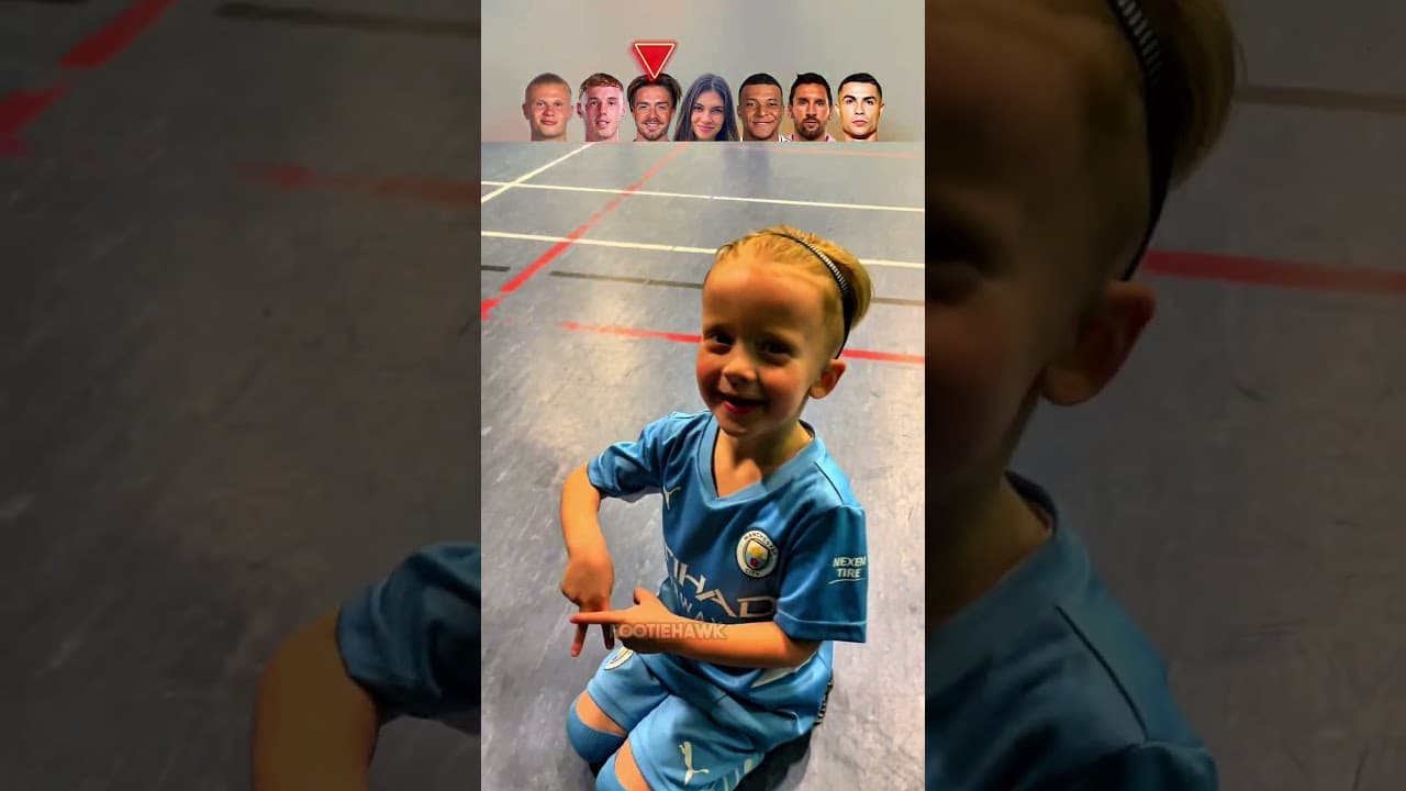 Haaland VS Palmer VS Grealish VS Celine VS Mbappe VS Messi VS Ronaldo #footballshorts #shorts